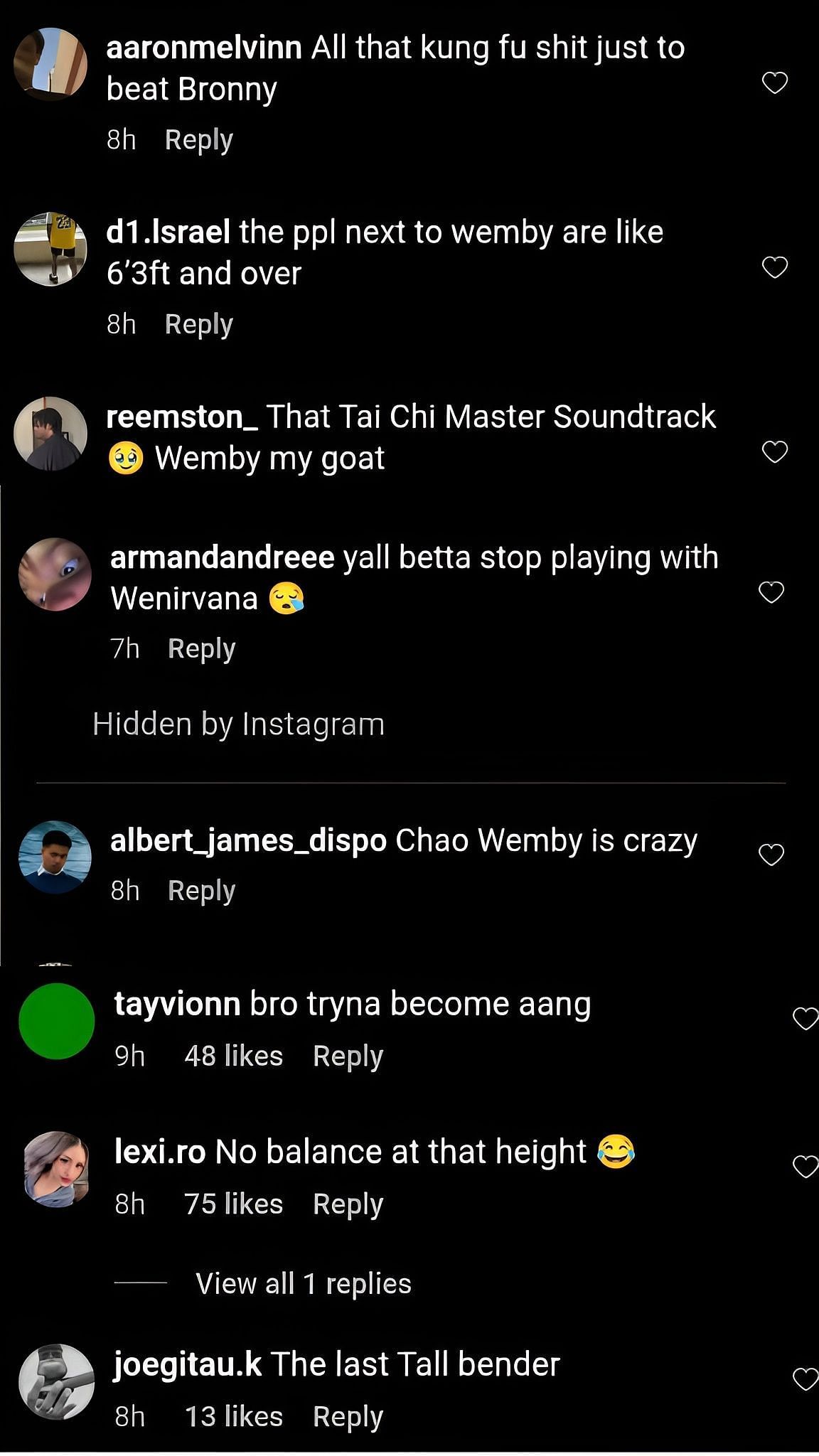Comments on the post